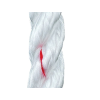 1852 Fortjning 3-slet hvid p.p 12mm 10m