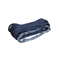 Robline fortjning, je med webbing, 3-slet Navy 10m