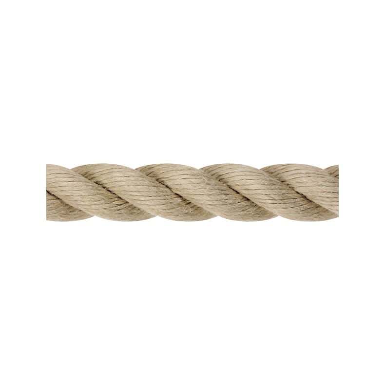 Gelændertov 4-slået hampetov, Ø36mm Gelændertov 4-slået hampetov Ø36mm 15 meter