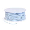 Elastiksnor hvid/sort 4mm - 100m