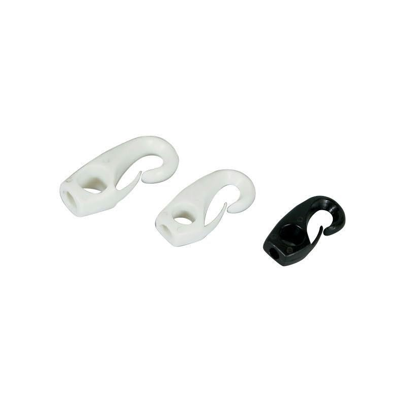 Nylon krog Nylonkrog hvid 5-6mm 4stk