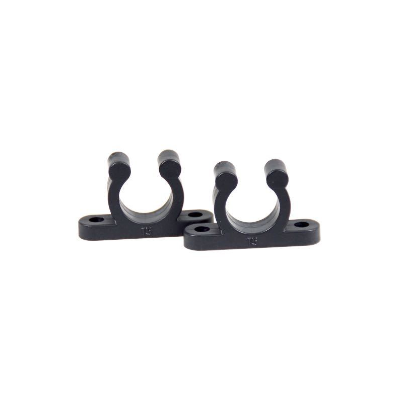 Nylonclips 2 stk. Nylonclips 40mm 2stk med udvendig hul