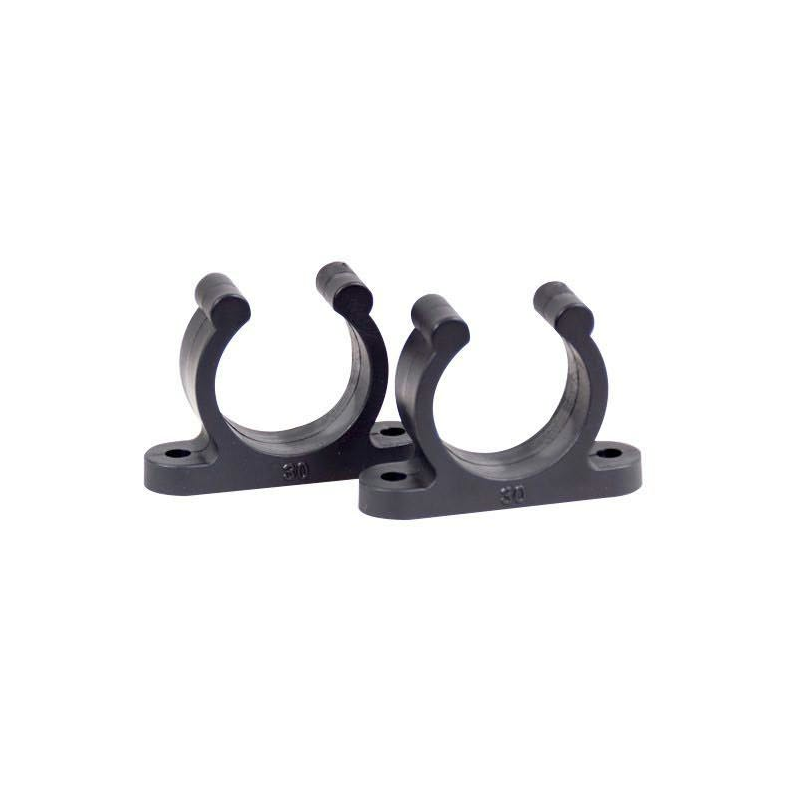 Nylonclips 2 stk. Nylonclips 30mm 2stk med udvendig hul