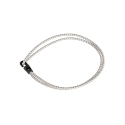 1852 Elastik med krog hvid, 4mm