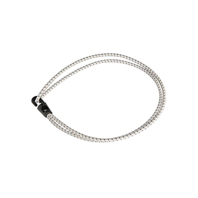 1852 Elastik med krog hvid, Ø4mm 1852 Elastik med krog Ø4mm hvid 30cm pose med 5stk