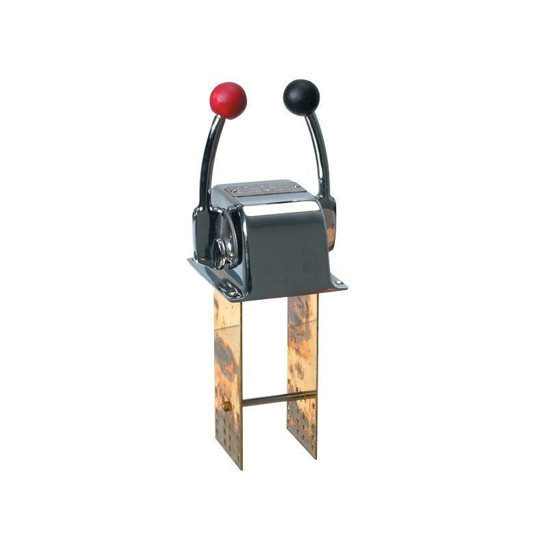 Dobbelt kontrolboks chrom