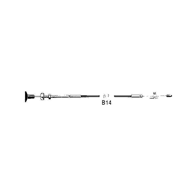 Ultraflex Stopkabel B14 Ultraflex Stopkabel 39 fod