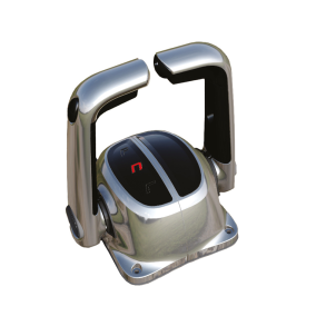 Ultraflex dobbel topmonteret kontrolboks chrom med trim og l