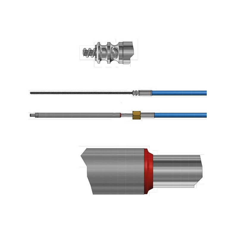 Ultraflex Styrekabel MACH M9 Ultraflex Styrekabel "mach" M90, 8 fod
