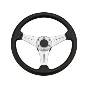 Sportsrat sort med alu, 38mm, med 3/4