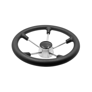 Stlrat AISI 316 stl med sort soft grib 28cm