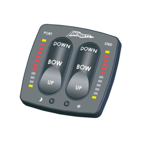 Rocker switch med indikator 24v