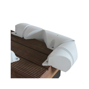 Majoni kajfender hvid til hjrner 100 cm