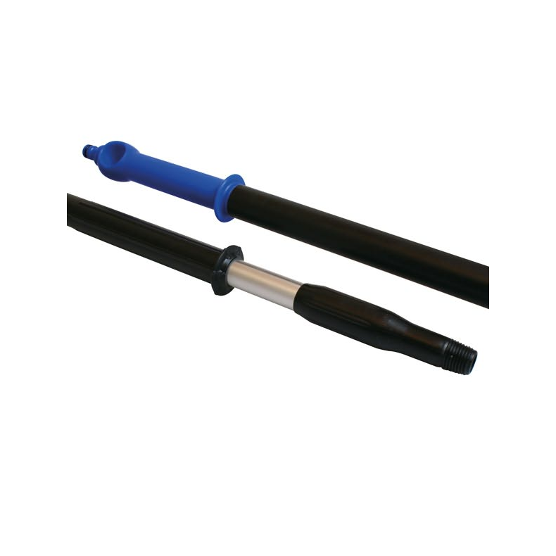Skaft med gennemlb. ergonomisk korrekt komposit 130cm