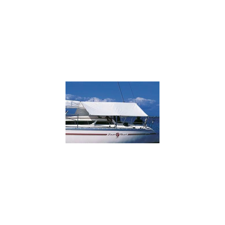 Hvid PVC Plastimo solsejl 310x290 cm hvid pvc