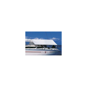 Solsejl 345x360 Cm Hvid Pvc