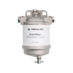 Filter/vandudskiller type cav 296 med alu bundstykke