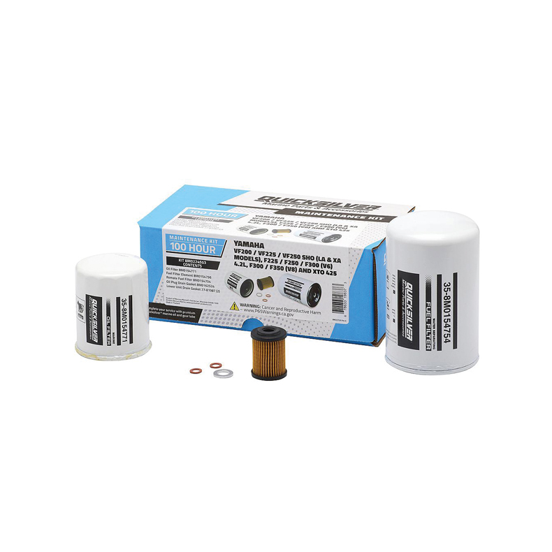 Quicksilver 8M0224553 100T Service Kit, Yamaha Various 200-350 og XTO 425