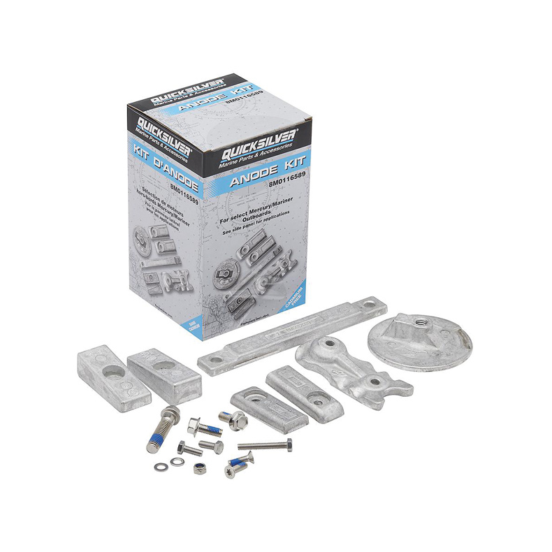 Quicksilver 8M0116589 Agterspejl og gearkasse aluminiumanodes�t