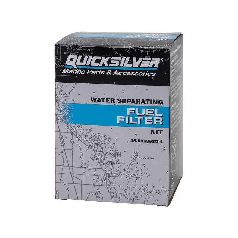 Quicksilver 802893Q4 vandsep. brndstoffilter til Mercury/Mar., MerCruiser