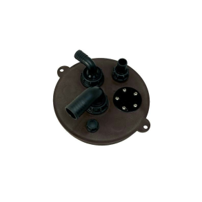 Inspektionsdksel til septiktank h:305mm - sort