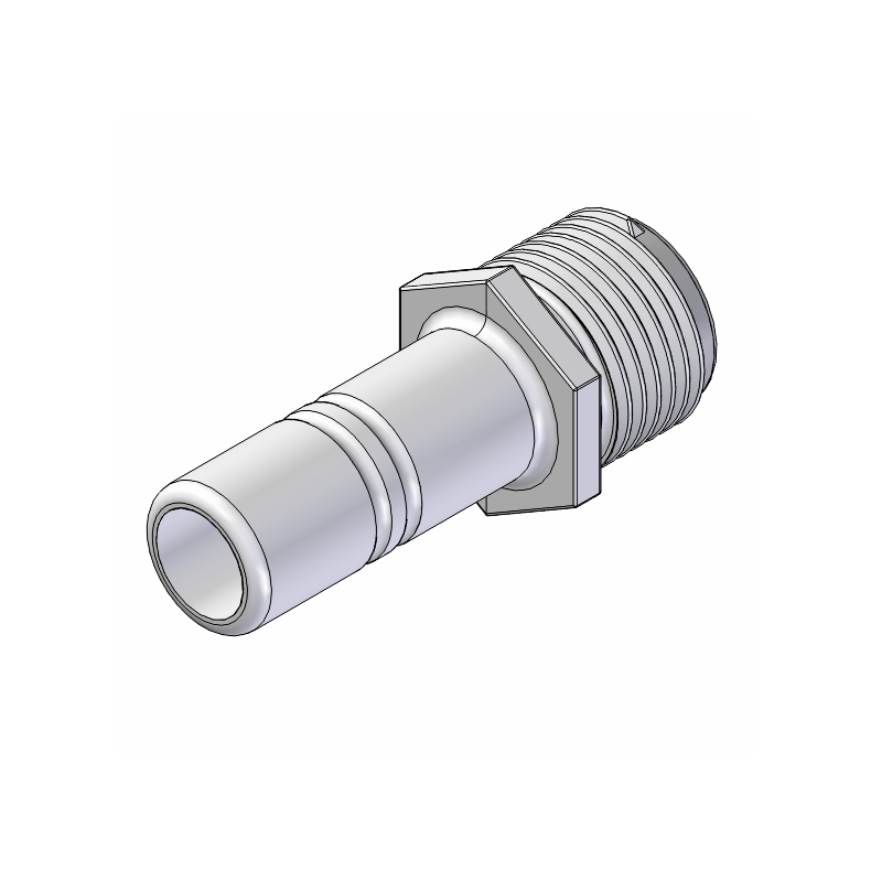 Hovedvare Whale adapter 1/2" han - 15mm slangestuds, Bulk 100stk.