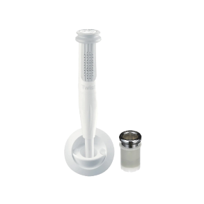 Whale Twist Deck Shower hvid/gr, lige/skr, 2,5m slange