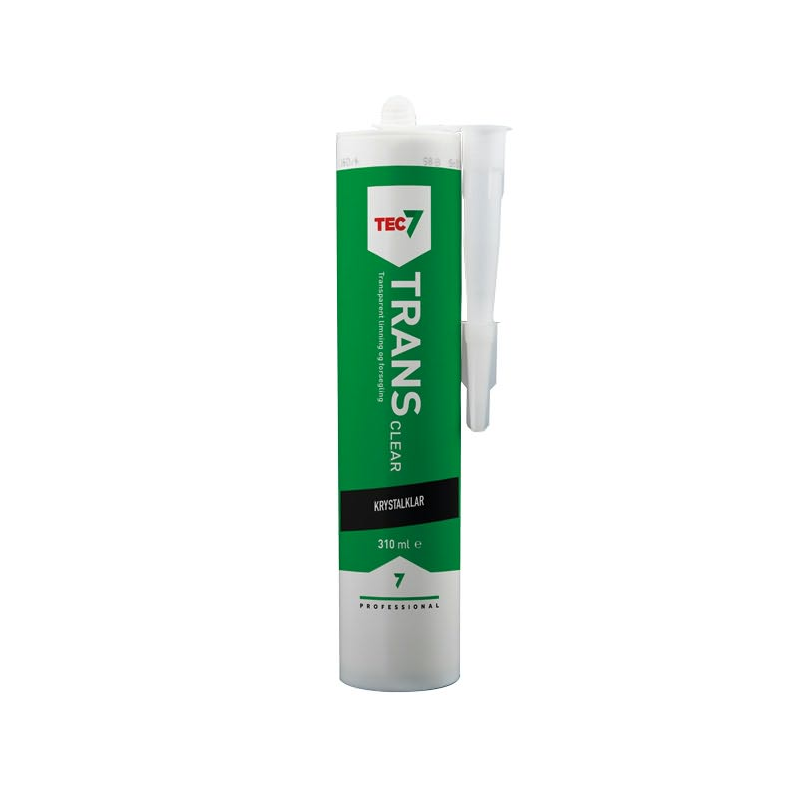 Tec7 Trans fugemasse, 310 ml Tec7 trans - limer fuger forsegler 310ml patron klar
