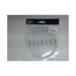 852 Professionel sliberondel, 5stk