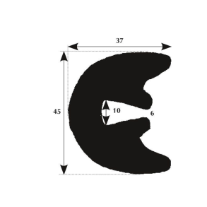 Fenderliste LM stor, rulle 50M