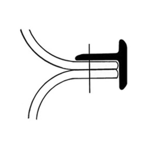 Samlestykke gr plast til radial 40 fenderliste