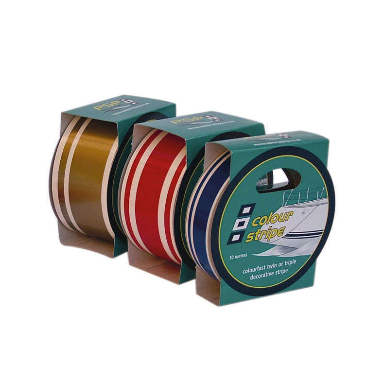 PSP colourstripe tape Psp colourstripes rød 44mm x 10m