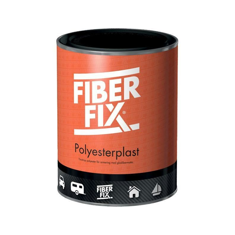 Tixotrop-polyester anvendes til armering med glasfibermtte