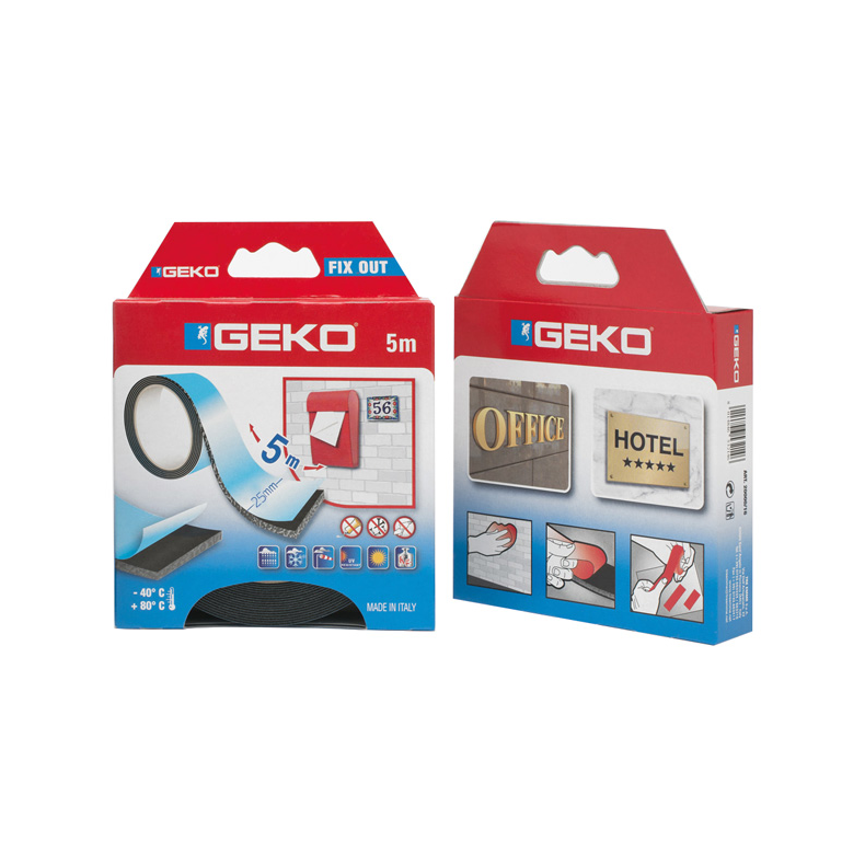 Geko Fix Out dobbeltsidet tape 25mm x 5m