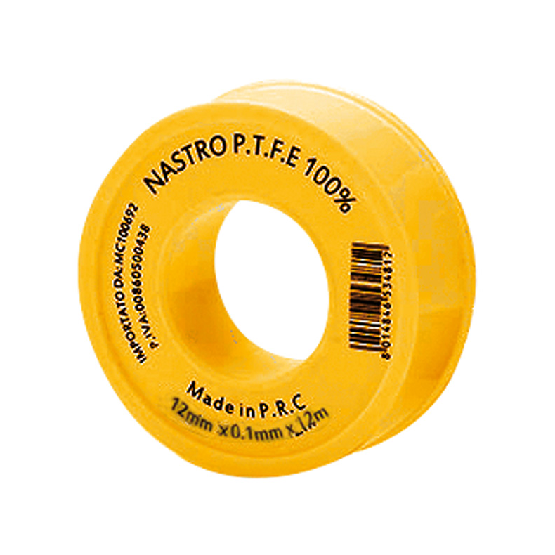 Geko Teflon P.T.F.E gul gevindtape til gas 12mm x 12m