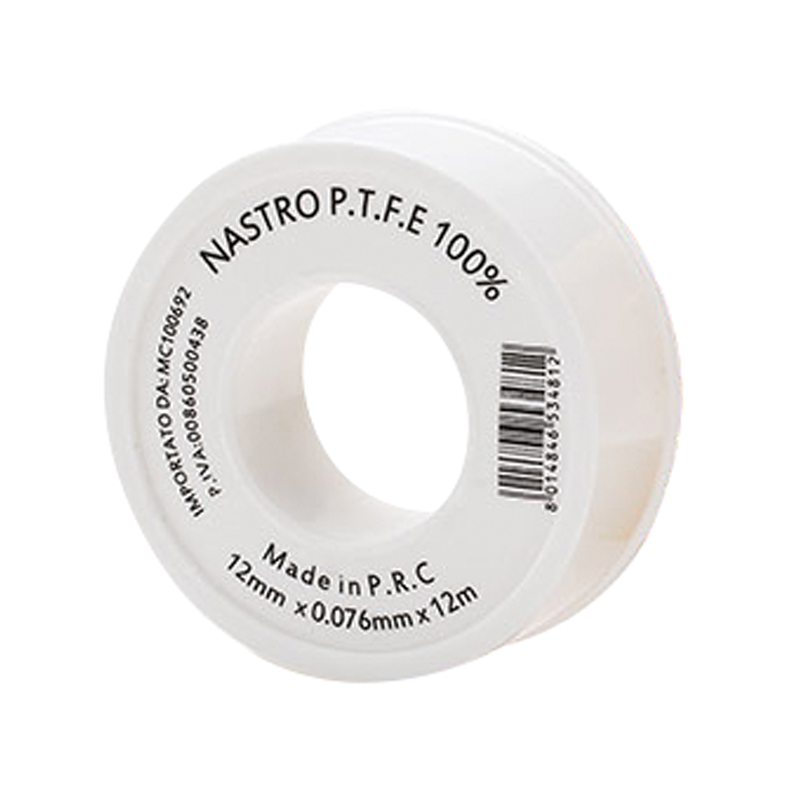 Geko Teflon P.T.F.E hvid gevindtape 12mm x 12m