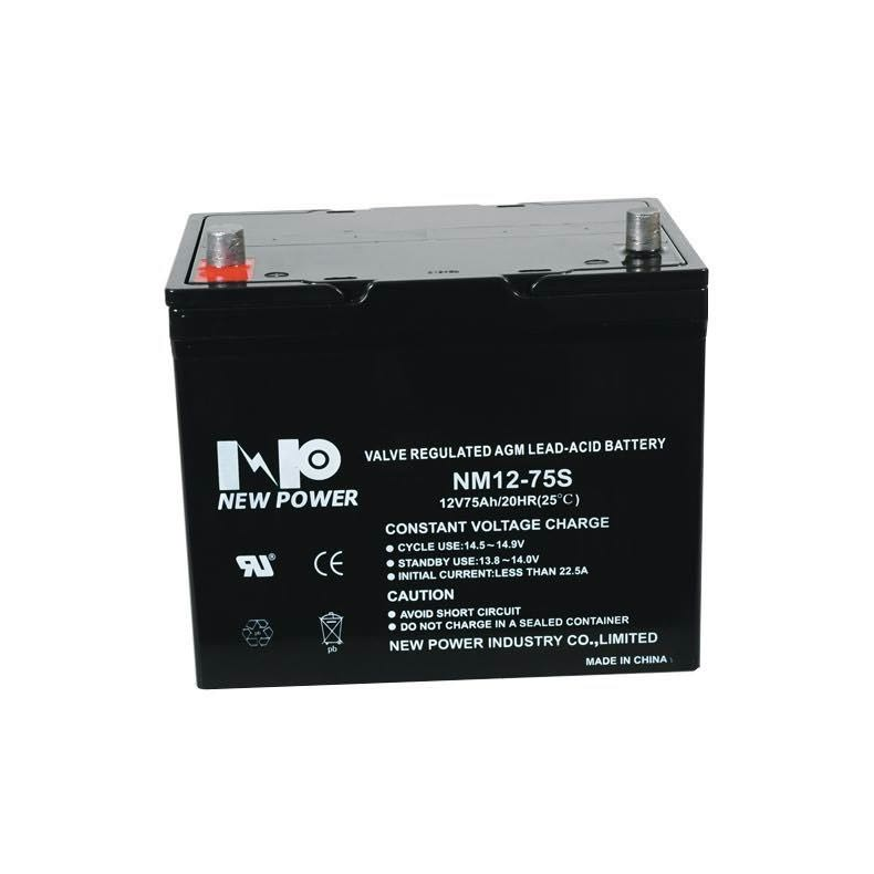 Batteri Power Agm  75 Ah.