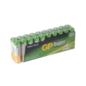 Batteri Lr 6 Lille Aa 1.5v 20 Stk