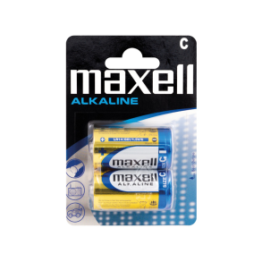 Maxell alkaline c / lr14 batterier - 2stk