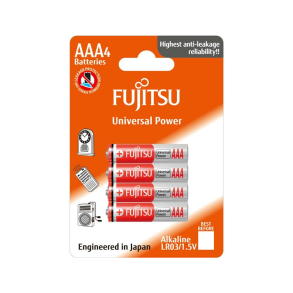 Fujitsu Batteri Aaa / Lr03 4 Stk.