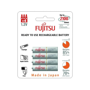 Fujitsu Genopladelig 4 Stk  Batteri Aa 1900mah