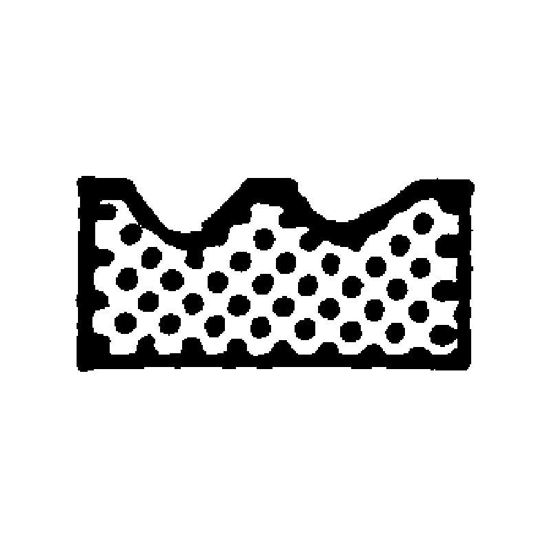 Sico W cellegummi Sico w-top 9x4mm -125m