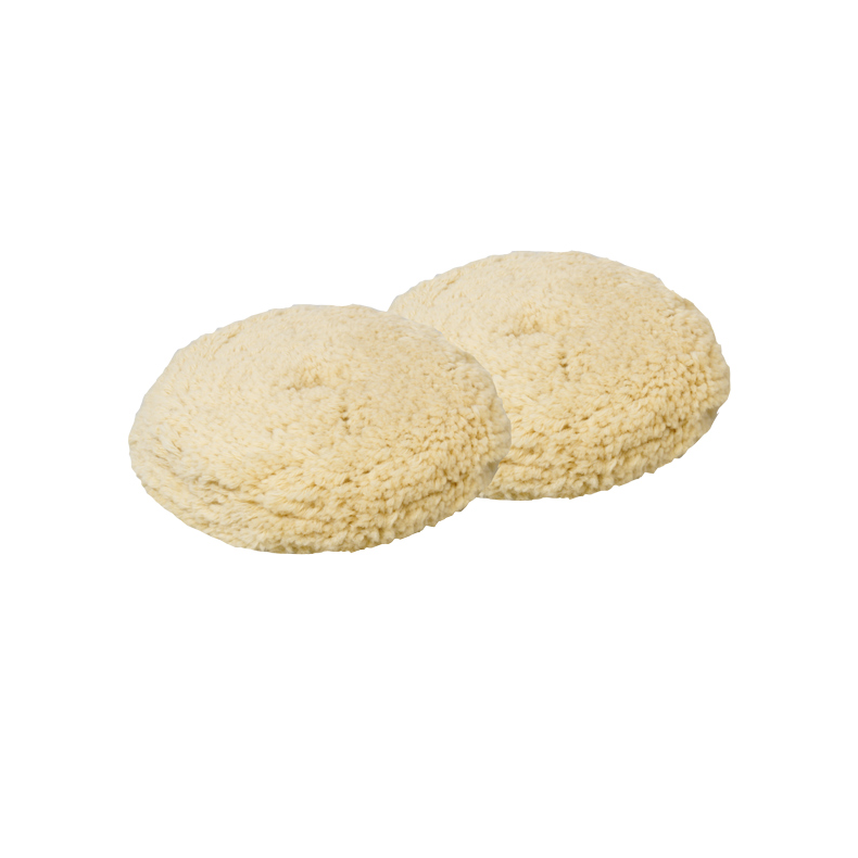 1852 Lammeulds polerrondel med velcro - 2-pak 1852 polerrondel af uld 180mm 2-pak