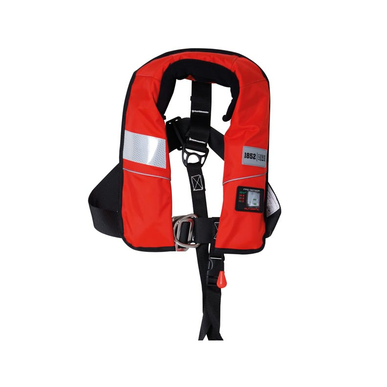 1852 Automatisk Børne Vest Rød Pro Sensor