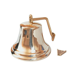 Signalklokke m/ophng, messing