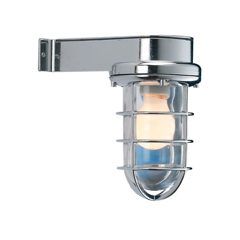 Foresti Maskinrumslampe forkromet