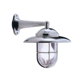 V�glampe m.gitter/sk�rm forkr. klar glas E27