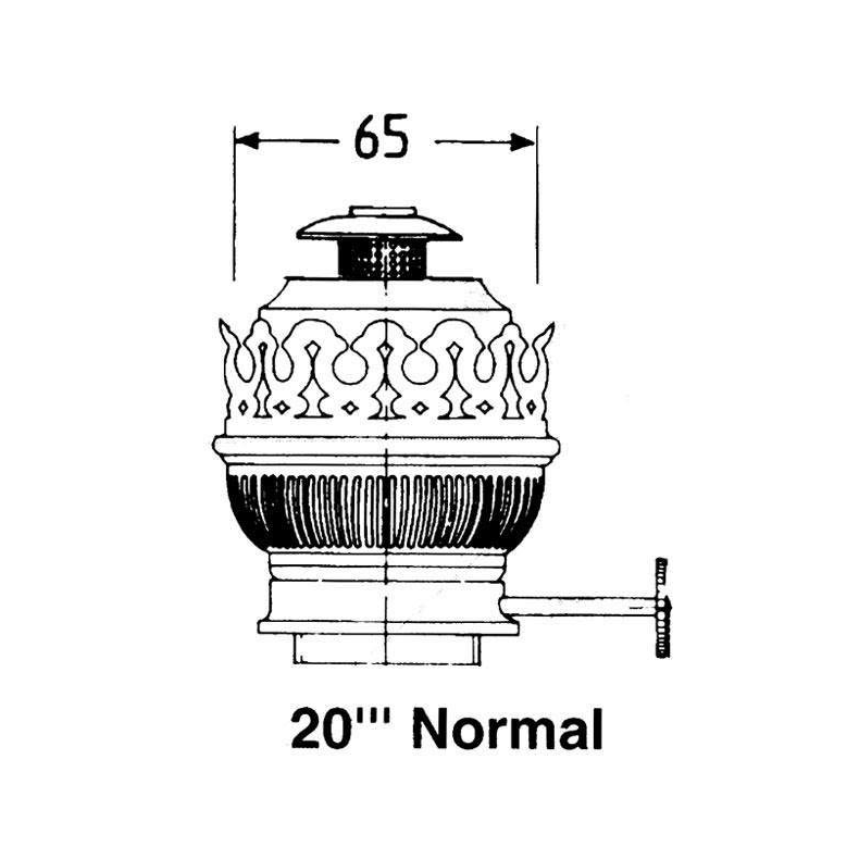 DHR Brnder messing f/20 normal