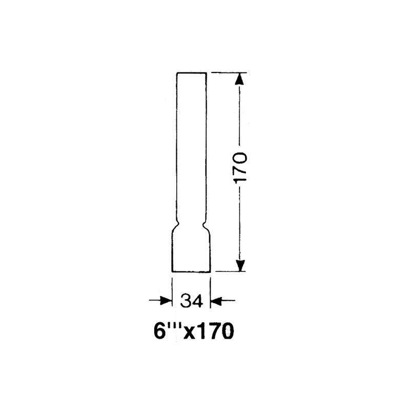 DHR Lampeglas 6 x 170mm