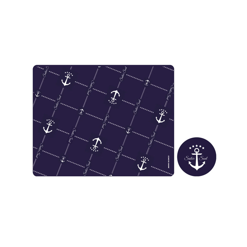MB Sailor PVC D�kkeserviet og drikkebrik 6 stk 45 x 30 cm